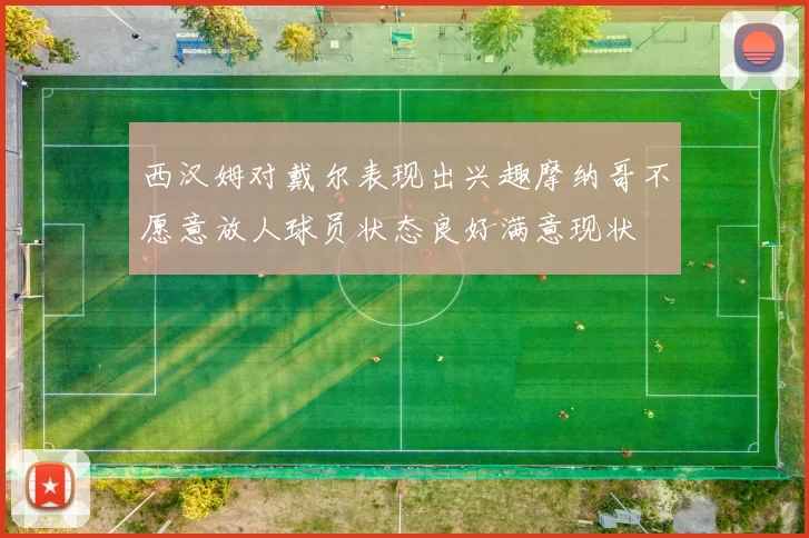 西汉姆对戴尔表现出兴趣摩纳哥不愿意放人球员状态良好满意现状